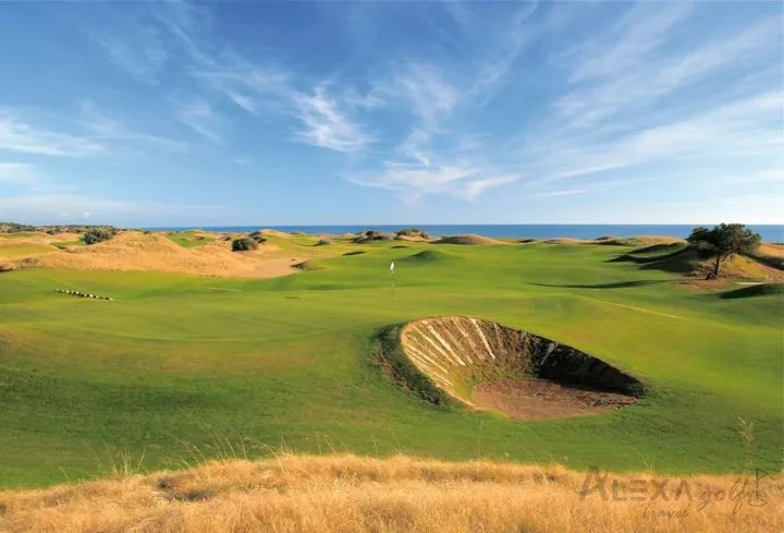 Coastal golf landscape at Lykia Links Antalya