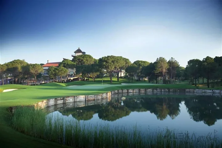 Illustrative golf-course photograph of Montgomerie Maxx Royal in Belek, not the Dubai tournament venue