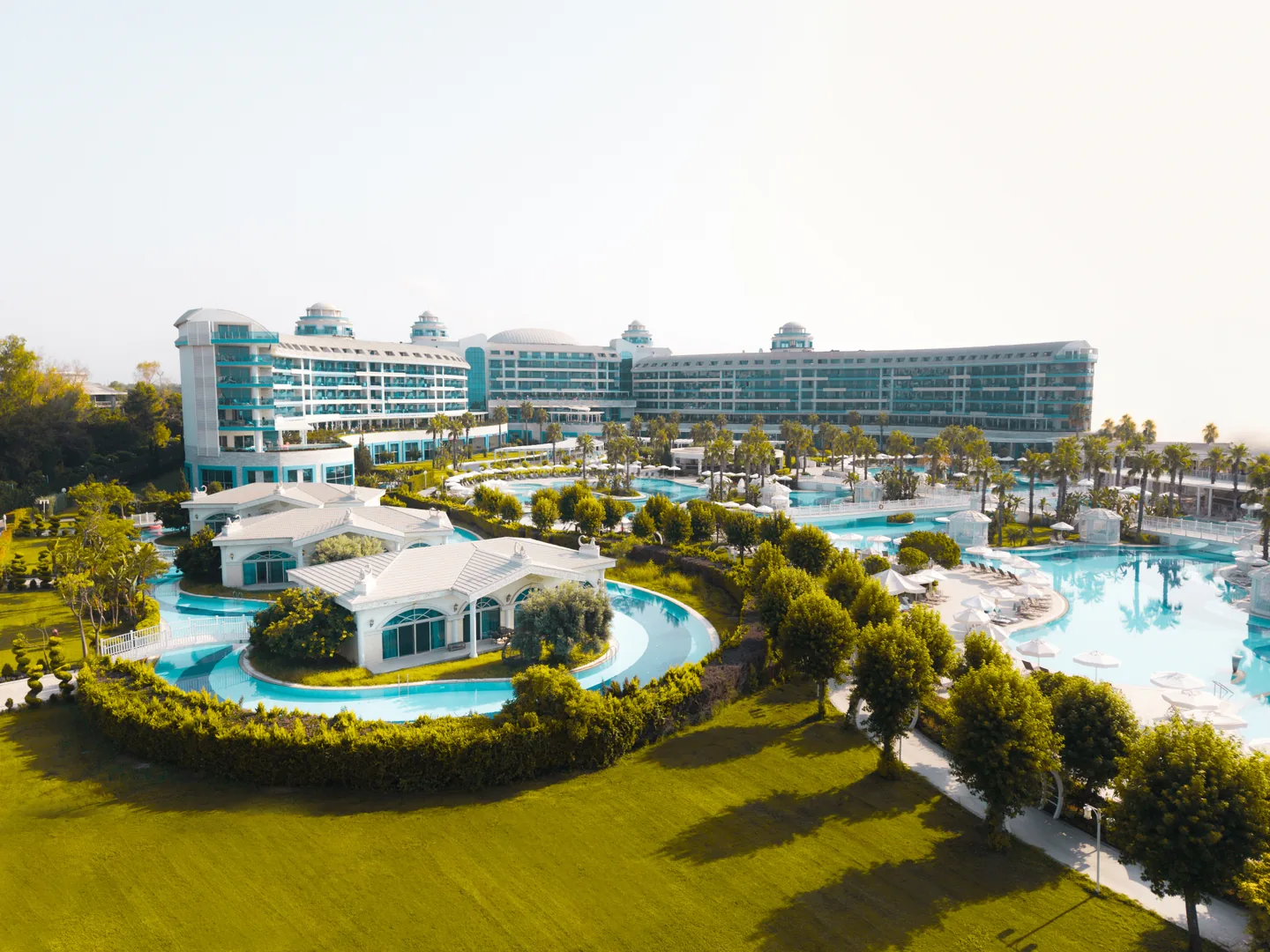 Sueno Hotels Deluxe Belek with its landscaped gardens and swimming pools
